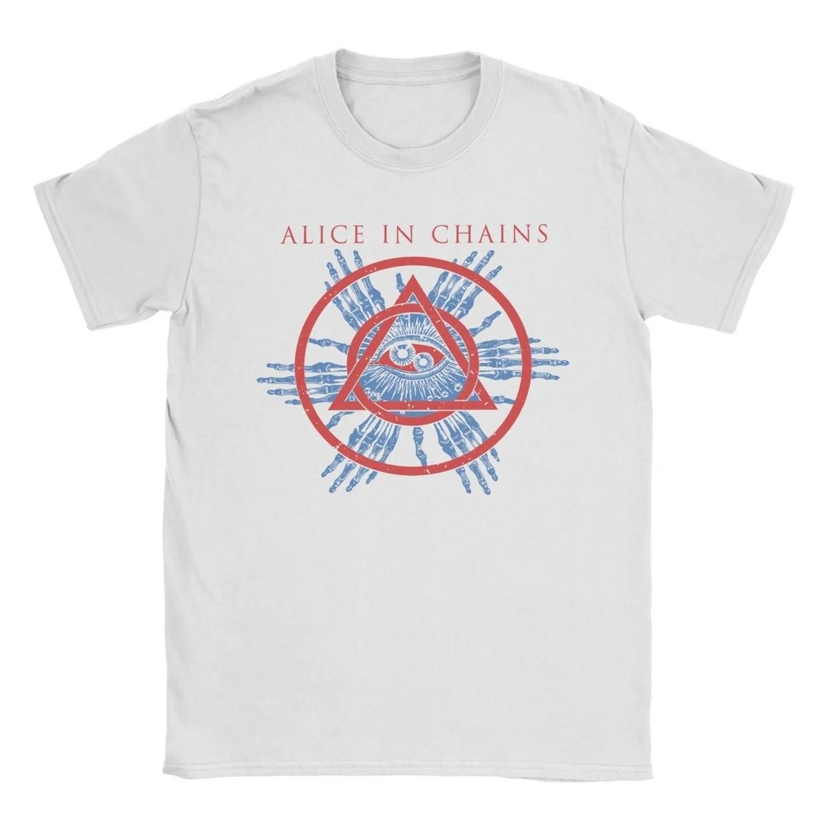 

Alice in Chains Band Dirt T-Shirts Men Heavy Metal Music Awesome Pure Cotton Tees Round Neck Short Sleeve T Shirts Summer merch S
