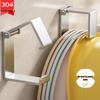 304 Stainless Steel No-Drill Wash Basin Holder