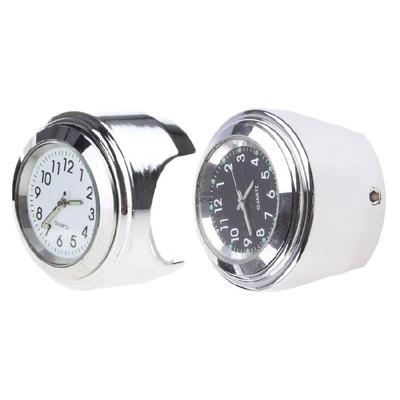 Motorcycle Handlebar Mount Quartz Clock Thermometer Watch Waterproof Dial-Clock