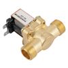 Valvola Solenoide Elettrica in Ottone 12V BSPP G1 2 NC Normalmente Chiusa a 2 Vie Senza Valvola Regolatrice di Pressione
