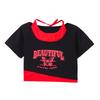 Kids' Hip Hop Dance Outfit: Boys' Trendy Set & Girls' Crop Top with Cargo Pants - Summer Jazz Performance Wear