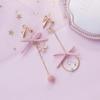 Cute Cat Bunny Butterfly Asymmetric Ear Clips No Piercing Pink Sakura Sweet Kawaii Ear Jewelry For Women