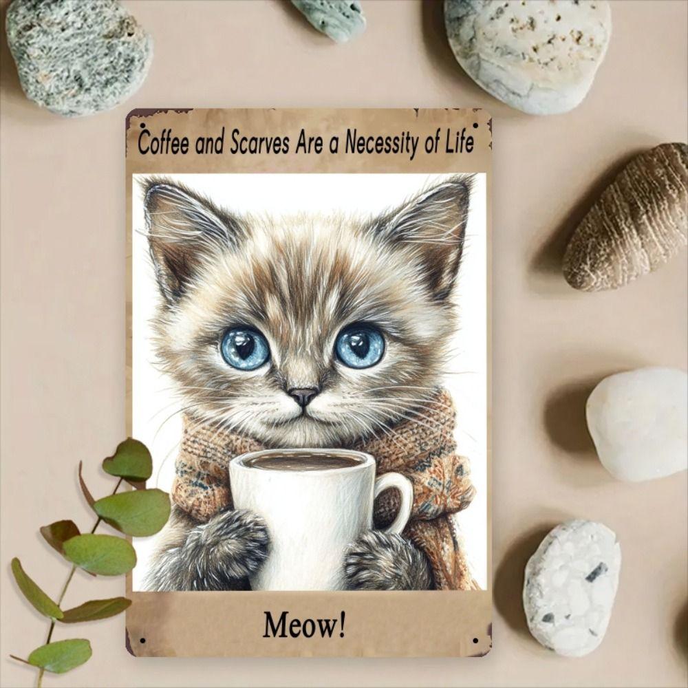 Funny Pig in Meadow Metal Tin Sign Wall Decor 20x30cm