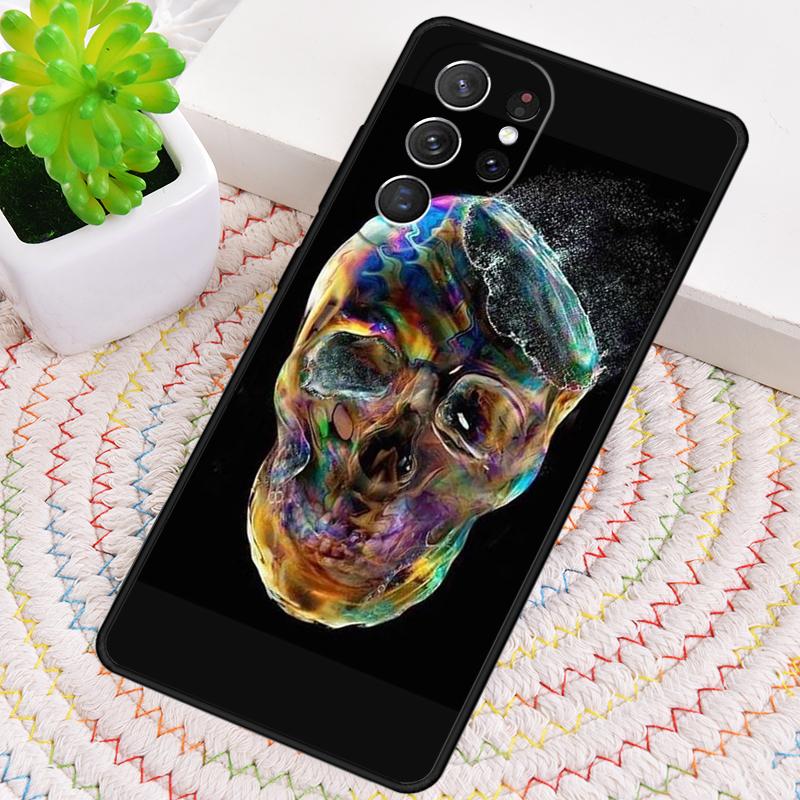 Cool Spooky Skull Face Phone Case for Samsung Galaxy note 10 pro S26 Ultra S23 S24 FE S25 S21 S22 PLUS shockproof Cove