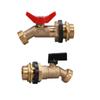 IBC Tote Tank Fittings 3/4'' Leakproof Brass Hose Valve Faucet for Ton Bucket Garden Hose Connection Garden Irrigation Outdoor