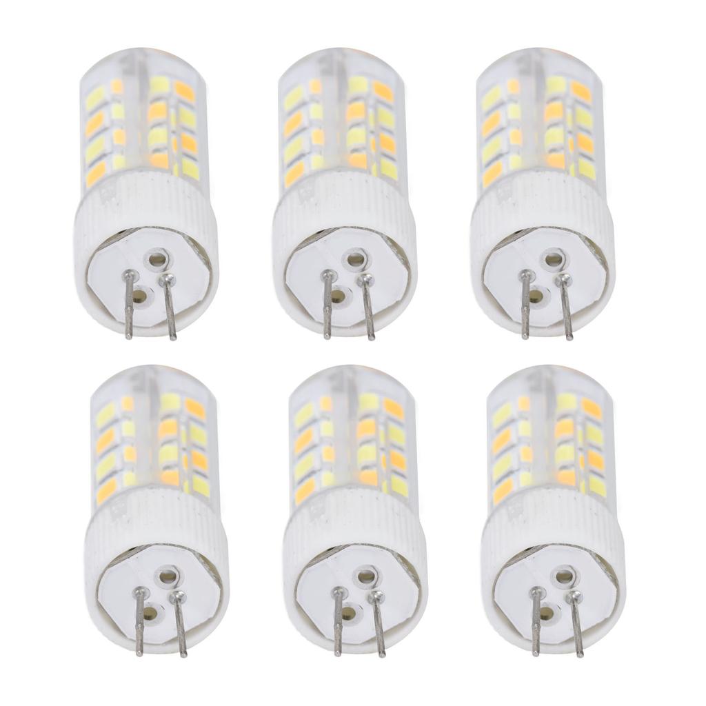 6 Stück G4 Glühbirne 3 Lichtfarben 220V Kleine Deckenlampenbirne Wandlampenbirne für Zuhause Büro