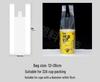 Disposable Plastic Drink Cup Bags for Milk Tea and Soy Milk - Single or Double Cup Capacity