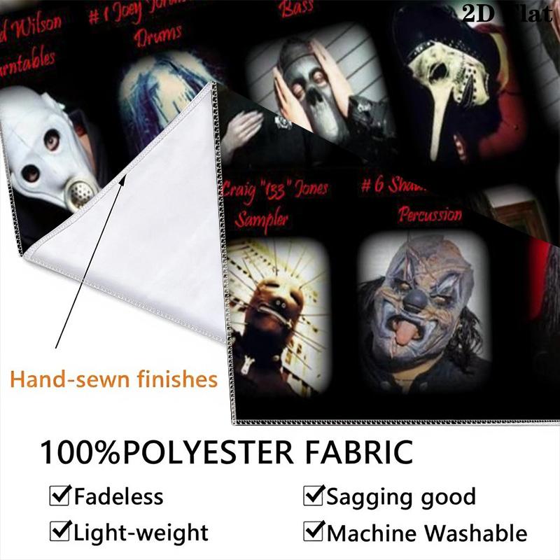 Slipknot Band Logo Tapestry Tapestry Wallmounted Fashion Print Soft Wall Covering Decoration Work Of Art