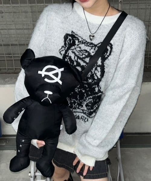 [USED] OY/OY ODOLLY BAG/Audrey plush bag. Retail price: 10780 yen.