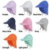 1PC Breathable Mesh Quick-drying Cap Baby Children's Sunscreen Visor Hat Travel Beach Headwear Outdoors Summer