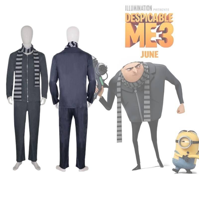 Stylish Gru Cosplay Outfit For Despicable Me Featuring Soft And Stretchy Fabric For Events