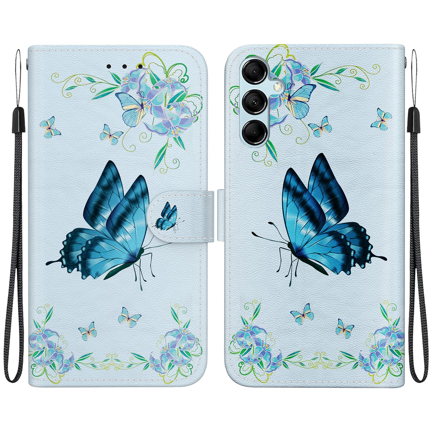 

Для Samsung Galaxy A25 A24 A54 A34 A14 A51 A71 M34 M54 M14 гаманець чохол PU шкіра квітковий фліп-чохол з держателем картки підставкою захисний чохол гаманець Samsung A25 5G
