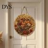 Window Hanging Art Autumn Diamond Painting Pendant, Acrylic Ornament, Decorative Craft for Outdoor Porch Decor Harvest Festival, Fall Theme
