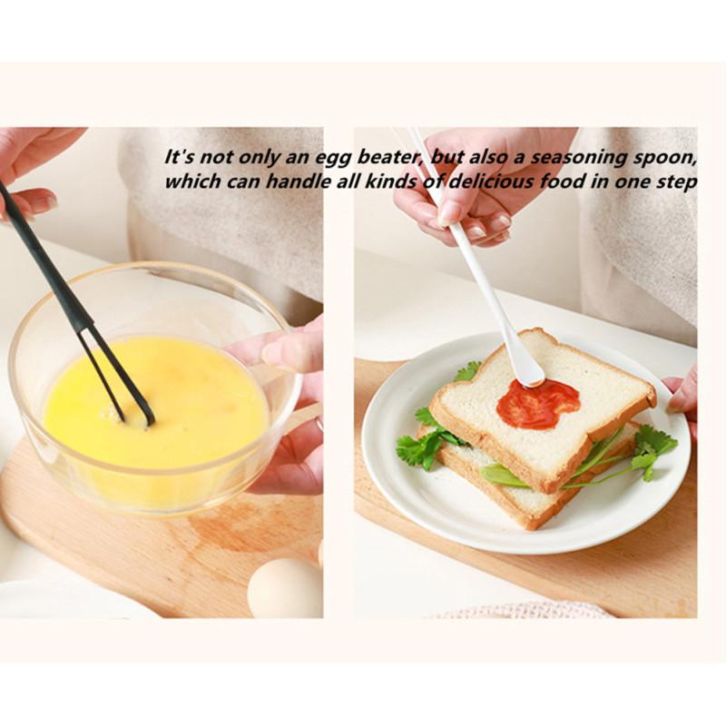 Schneebesen mit Kunststoffgriff, Mini-Griff, Mixer, Rührer, Werkzeuge, Küche, multifunktional, doppelter Verwendungszweck