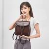 Genuine Cowhide Leather Women Backpacks Casual Ladies Travel Bags Girl's School Bags