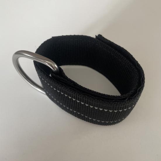 Scuba Diving Wrist Straps Adjustable Wristband with Stainless Steel D-Ring Sticky Scuba Diving Accessories for Lights