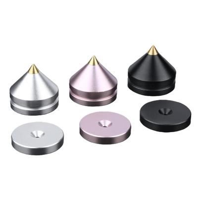 Speaker Stand Spikes For Auditory Systems Vibration Damping Anti Slip Base Easy Installation Speaker Stands