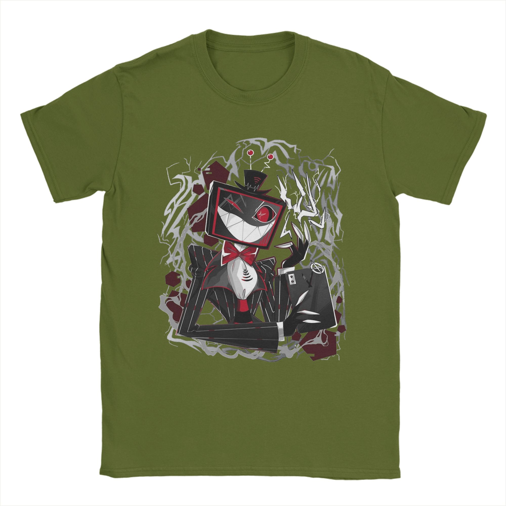 

Футболки Vox Hazbins Hotels Мужские Хлопковые Новинки Футболка Круглый Вырез Футболки Короткий Рукав Одежда Идея для Подарка 4XL