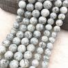 Wholesale 4/6/8/10mm Glass Beads Round Loose Spacer Beads Pattern For Jewelry Making DIY Bracelet Necklace