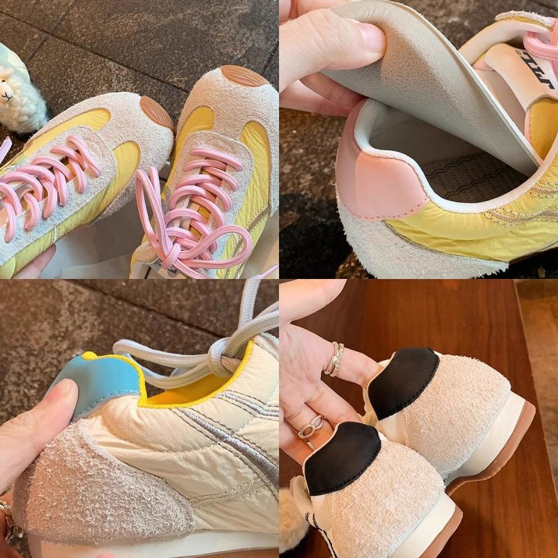 

Отправьте быстро! Внутренняя высота увеличена на 5 см! Уродливо-милые туфли с кривыми головами и шнурками универсальны. 35