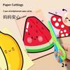 Children's DIY Paper Cutting Toy for Ages 3-6: Early Education & Concentration Training