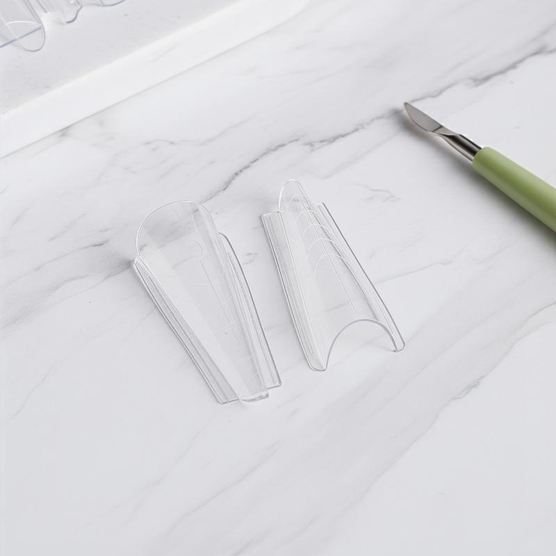 Nail Forms Set 180Pcs Dual Nail Molds for Builder Extension Reusable Tips for Professional Manicure