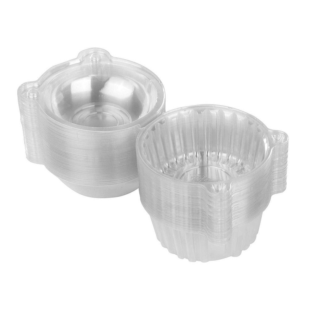 Oil-proof Transparent Dessert Boxes No Leakage Cat Head Cake Box for 100pcs Wedding