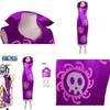 Exquisite One Piece Boa Hancock Cosplay Clothing With Silky Fabric And Beautiful Printing
