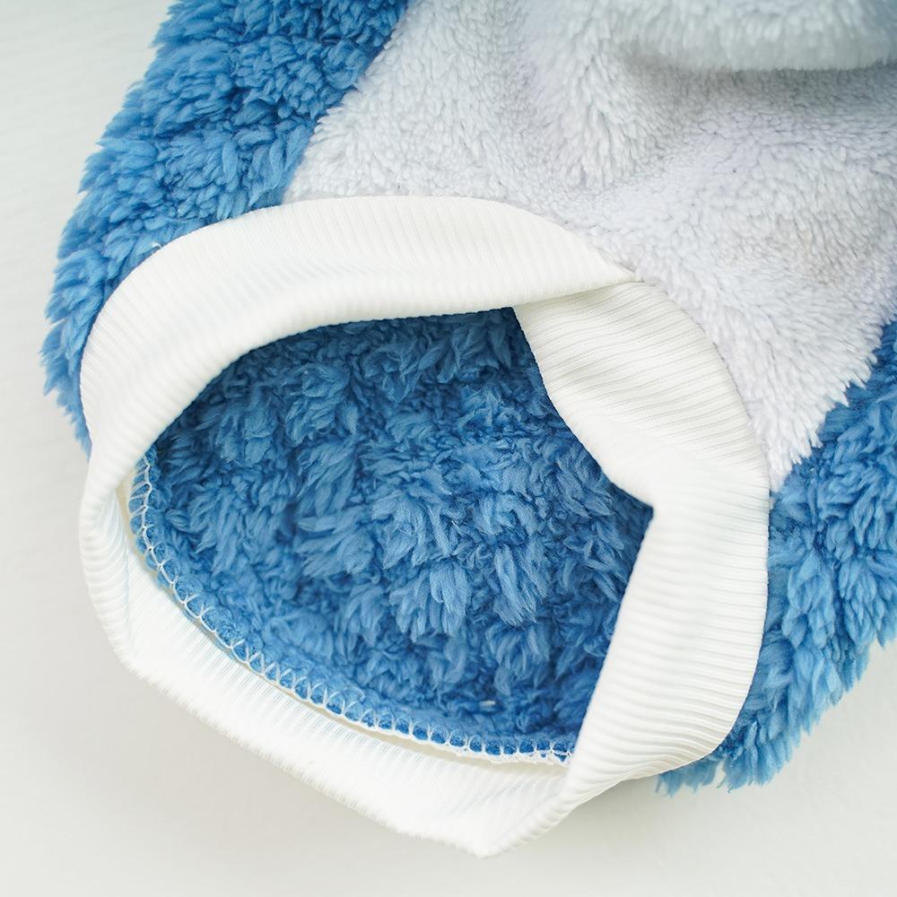 Warm Shark Dog Clothes Plush Dogs Coat Clothing Sweater Pet Cosplay Hoodie  for Autumn and Winter