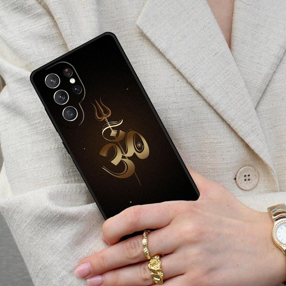Aum Om Symbol Cell Phone Case for Samsung Galaxy S26 Ultra S25 S24 S23 S22 S21 S20 Note10 Cover
