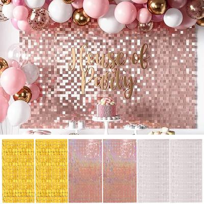 2M Tinsel Glitter Foil Rain Curtain Party Favors Birthday Party Decoration For Home Wall Background Curtain Wedding Supplies