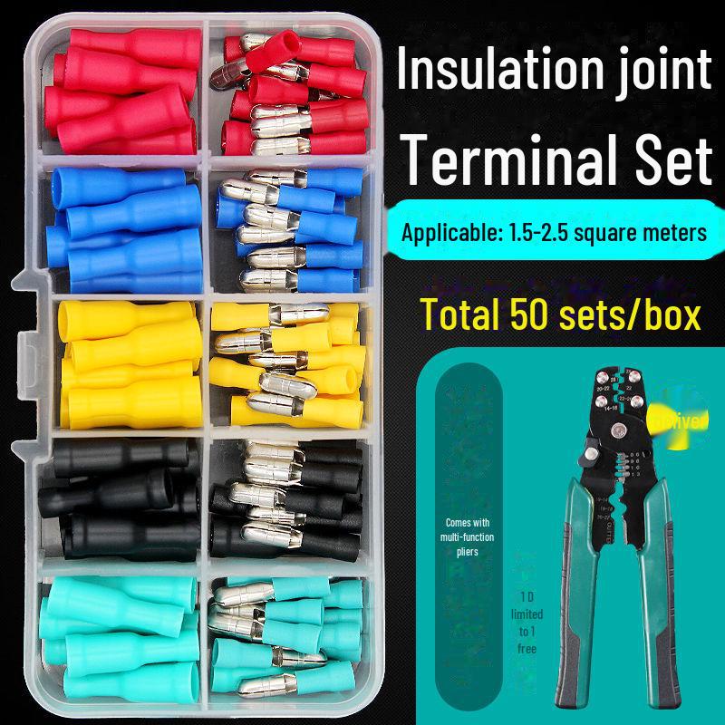 Five-Color Unisex Quick Connect Bullet Terminal Wire Connector