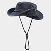 Vintage Hong Kong Style Wash Cotton Fisherman Hat With Sun Protection For Casual Outdoor Activities