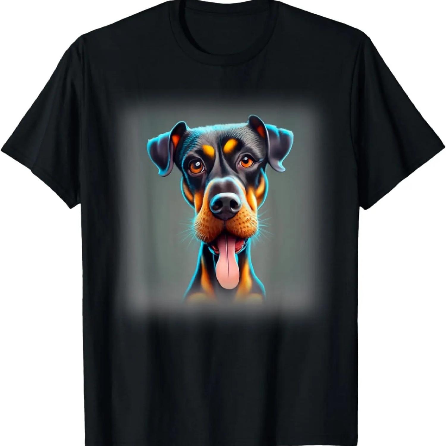 Black and Tan Dog - Animal T-Shirt S чёрный