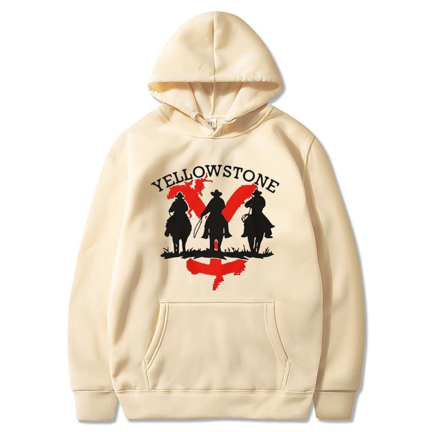 Unisex mikina s kapucňou Yellowstone Dutton Ranch Yellowstone Mikina Cool Cowboy John Dutton Kayce Dutton Grafické mikiny s kapucňou Darček pre fanúšikov