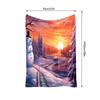 Tuniu Cozy Winter Forest Blanket - Sofa Bed Room Decor Throw Blanket for Home Decoration Outdoor Picnic Blanket