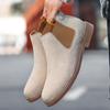 Large Size Fashion Men Chelsea Boots Genuine Leather Ankle Boots For Men Winter Boots