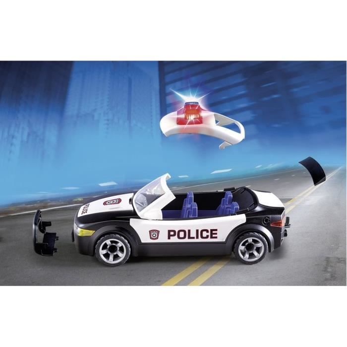 Voiture de police - playmobil - city action - 5673 - mixte - blanc - 4 ans et plus