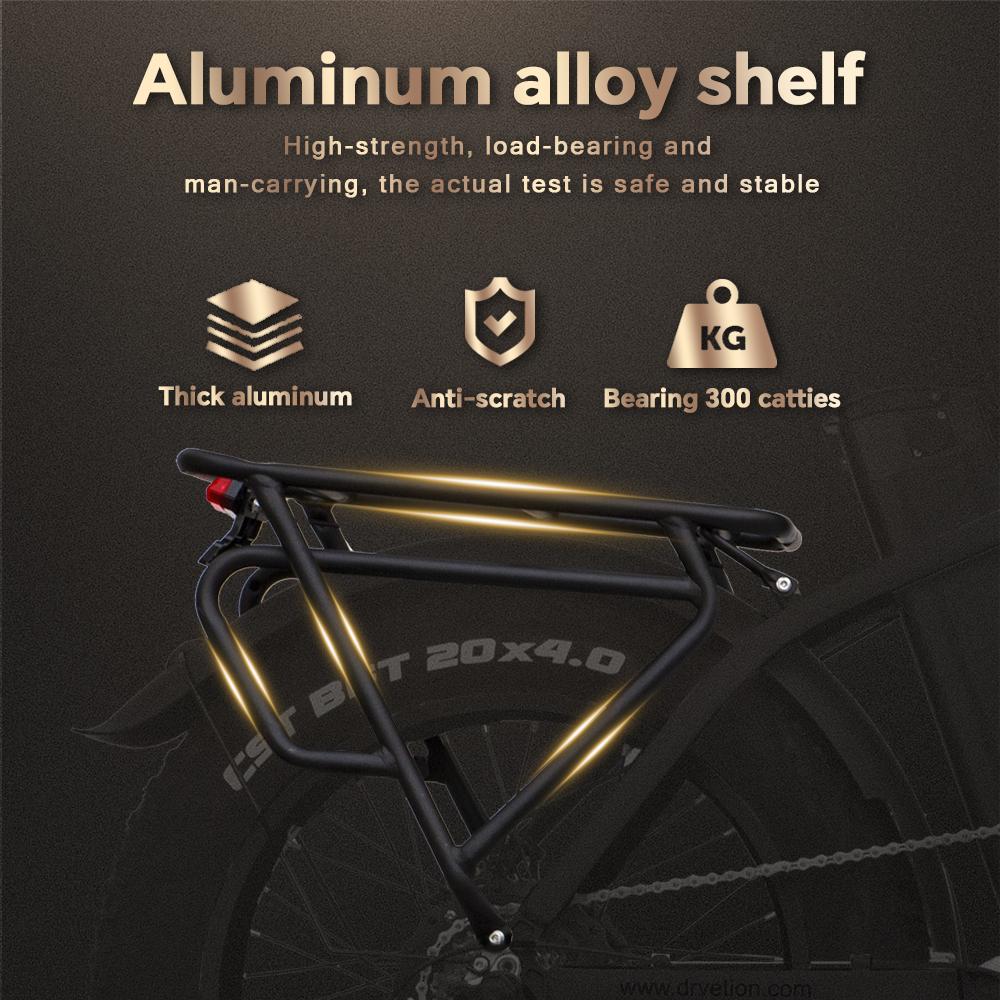 DRVETION CT20 Składany Rower Elektryczny 20*4.0" Grube Opony 750W Silnik 48V 10AH/15AH/20AH Bateria 45km/h Maksymalna Prędkość Hamulec Tarczowy Shimano 7-biegowy