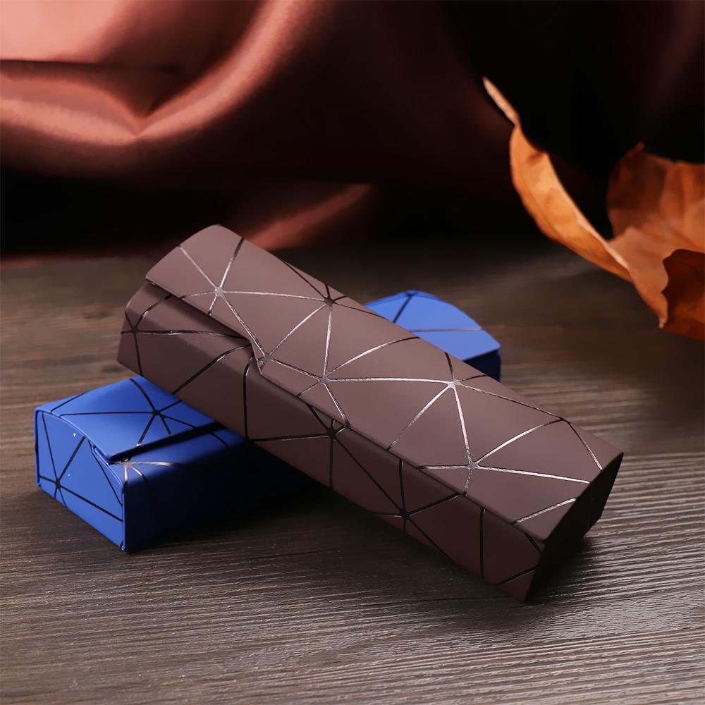 Hot Fashion Glasses Case Unisex Portable Imitation Wood Grain Spectacle Box Hard Handmade Optical Reading Eyeglasses Accessories