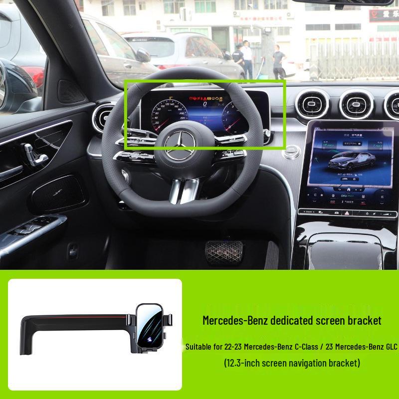 

Изящное крепление для горизонтальных экранов Mercedes-Benz C-Class/S-Class GLC/EQE/SMART