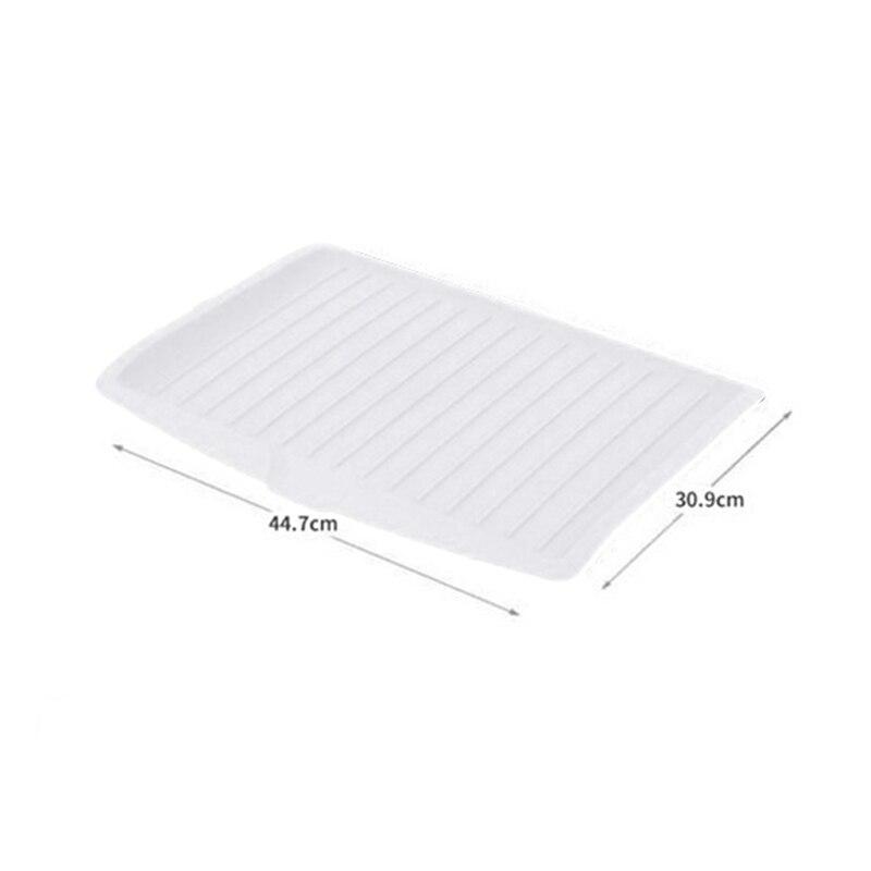 Kitchen Cutlery Filter Plate Plastic Dish Drainer Tray Bowl Cup Drainer Dishes Sink Drain Rack Drain Board Tea Tray Kitchen Tool