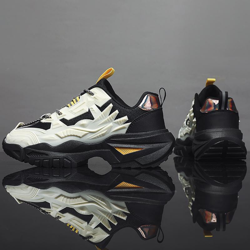 New Fashion Men And Women 's Four Seasons Comfortable Thick Sole Shoes Students Boys Girls Trending Soft Sole Breathable Casual Running Sneakers