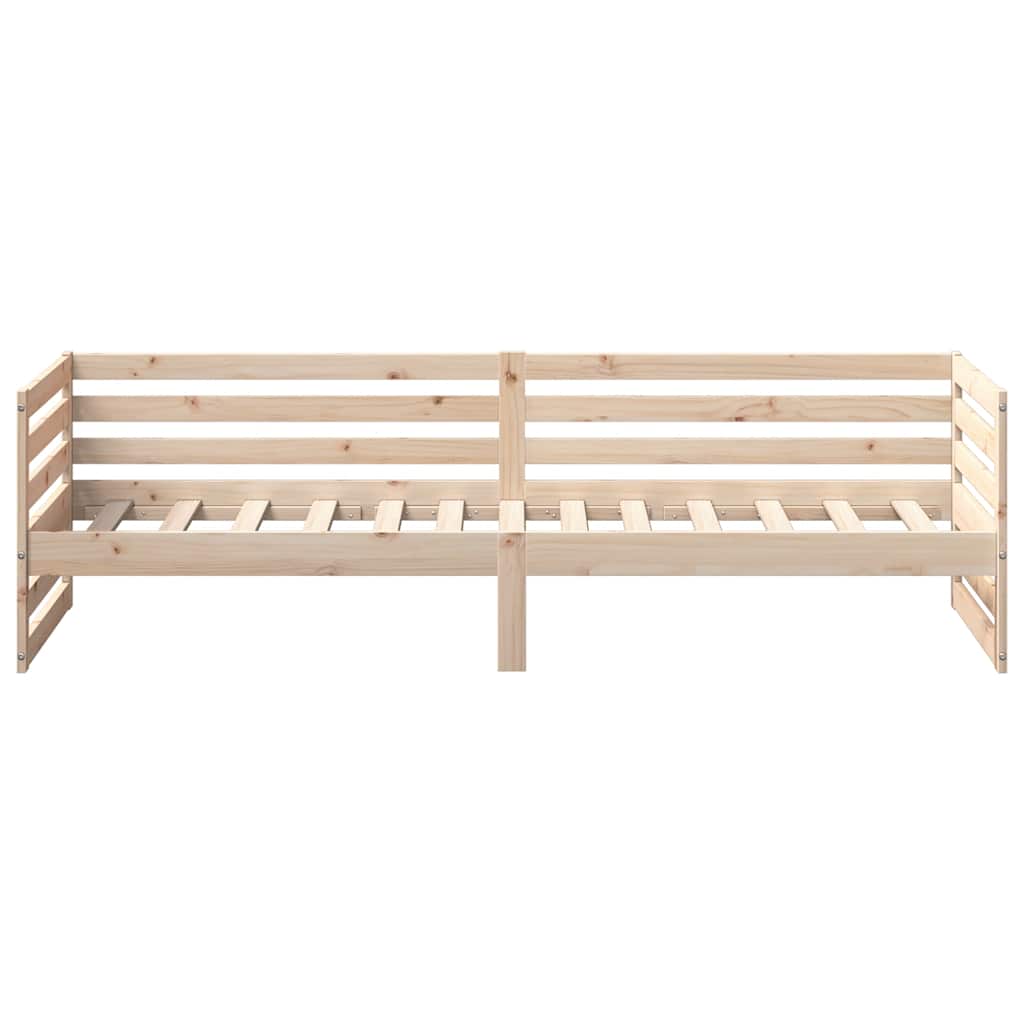 Daybed without Mattress 80 x 200 cm Solid Pine Wood
