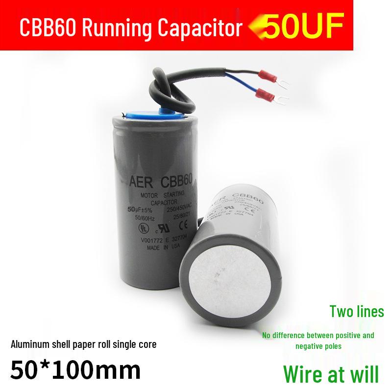Washing Machine Start Capacitor CBB60 3-20UF for Spin Dry/Dehydration