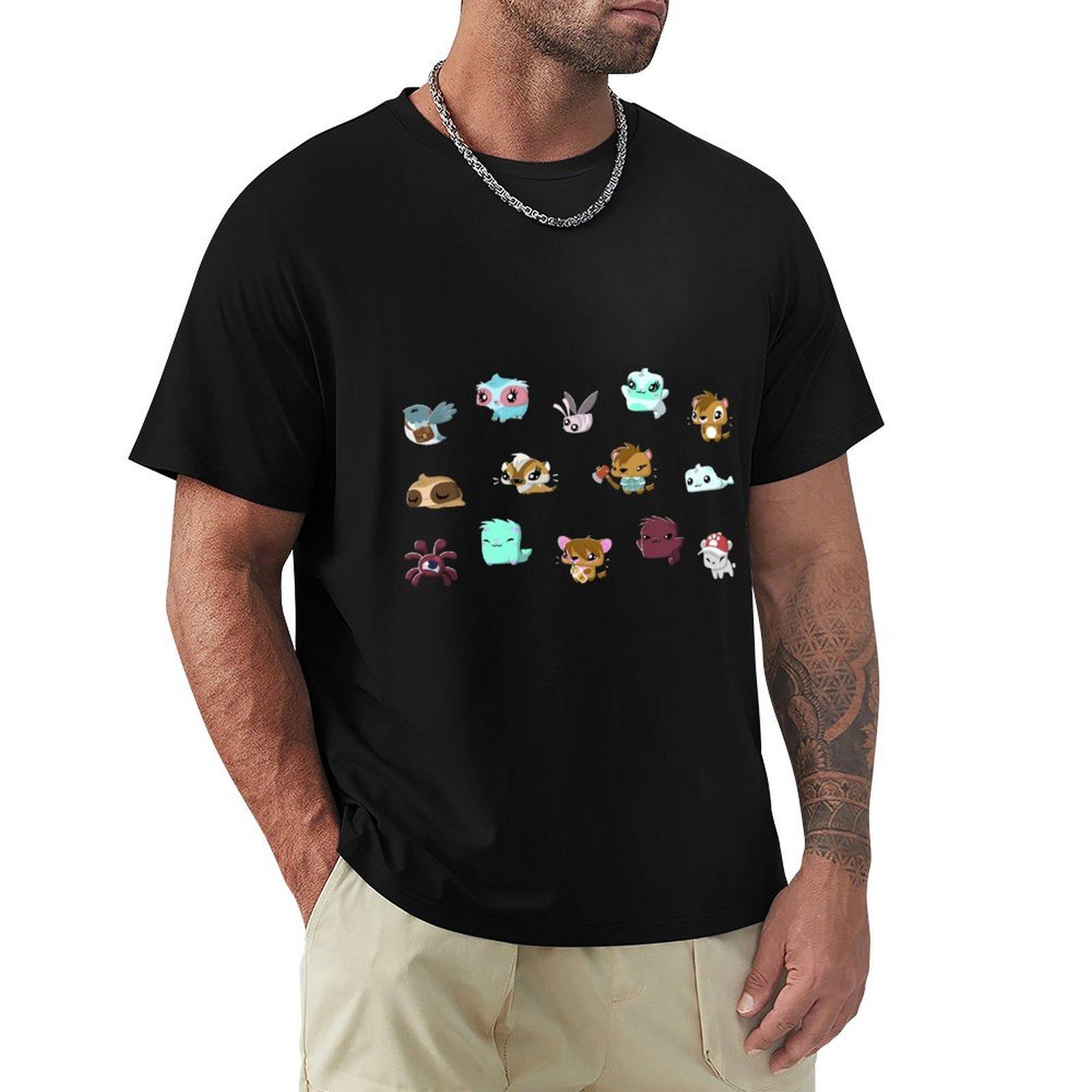

Animal Jam Pets TShirt funny shirt cotton sweat blanks anime shirts men 4XL