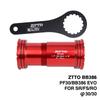 ZTTO MTB Road BB386 EVO PF30 30 Mountain Bicycle Bottom Bracket Axle 30mm Main Shaft Central Movement Press Fit Bottom Bracket