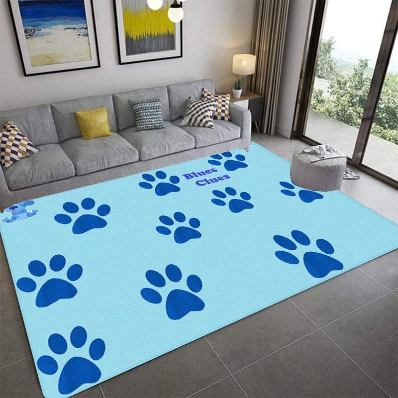 D-Dogs Paws Printed Carpet Fashion Yoga Mat Non-Slip Carpet Bedroom Decoration Outdoor Carpet Bedroom Birthday Gift