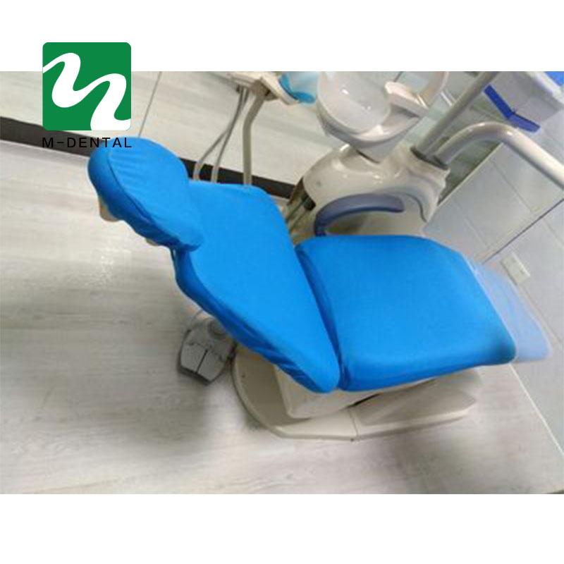 Housse Élastique pour Fauteuil Dentaire 4 Pièces Kit 6 Couleurs Disponibles Haute Qualité Pour Dentiste bleu clair