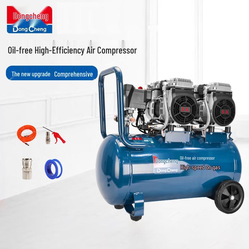 

Dongcheng Q1E-FF-1680x2/50 Low Noise Oil-Free Air Compressor CN plug (adapter included)